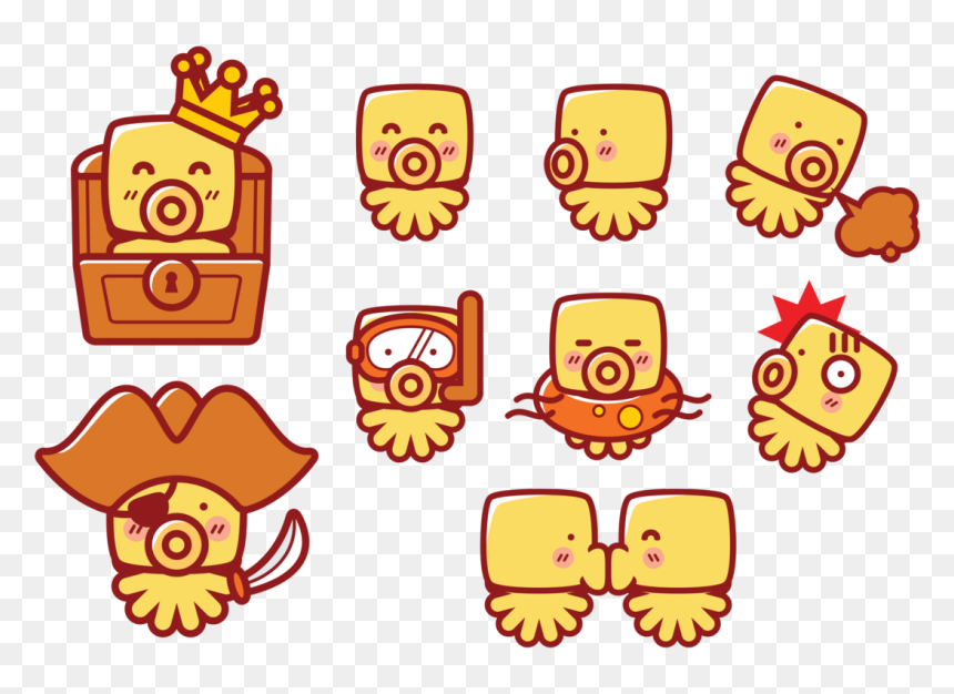 Cartoon Octopus Vector - Clip Art, HD Png Download - octopus tentacles png