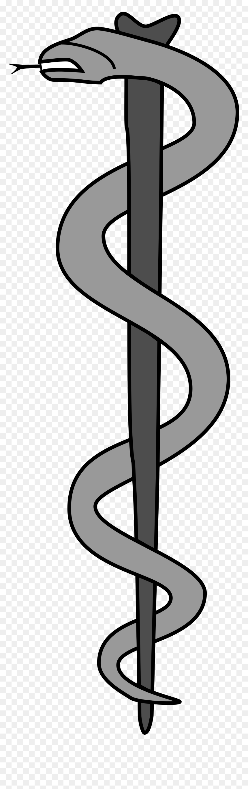 Transparent Rod Of Asclepius Png - Hippokratova Hůl, Png Download - rod of asclepius png