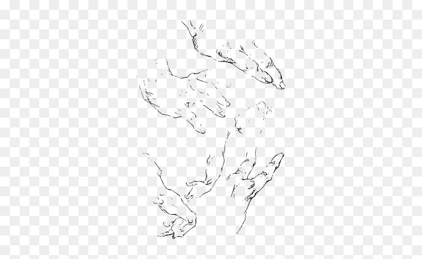 Selection Of Fist Gesture Vector Clip Art - Sketch, HD Png Download - fist emoji png