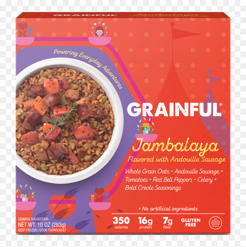 Grainful Target 3d Mockup V1 Jambalaya - Grainful Bowl, HD Png Download - spicy png