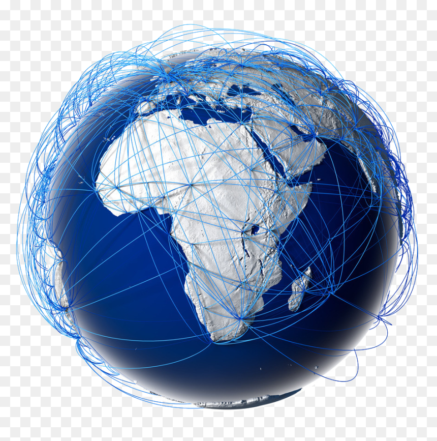Globe - Beidou Satellite Map, HD Png Download - earth globe png