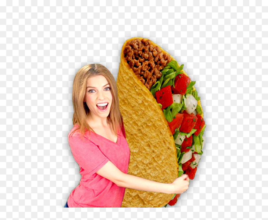 Anna Kendrick Taco Bell , Png Download - Eating Taco Png, Transparent Png - anna kendrick png