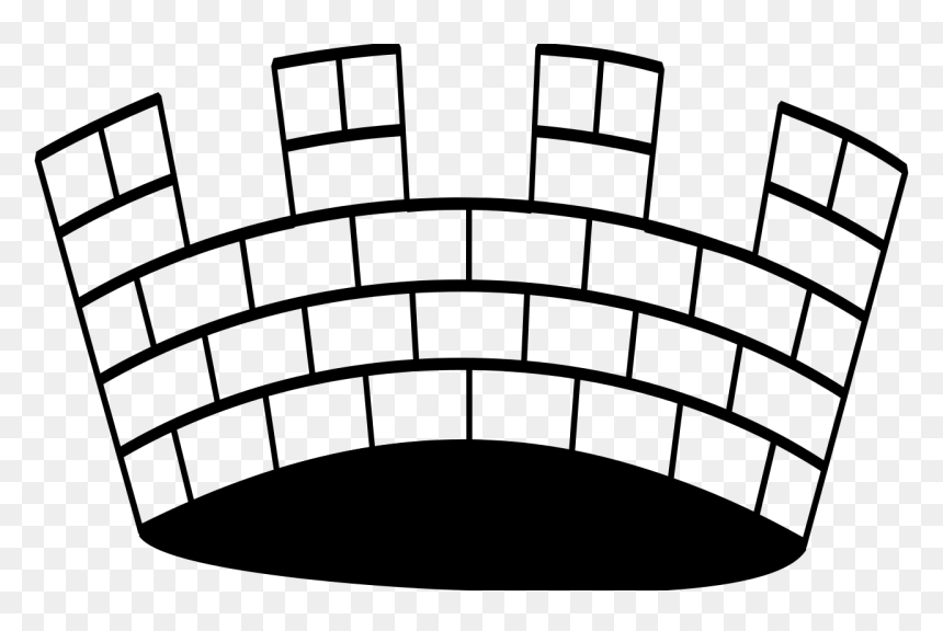 Ez Fence Asbury 4 6 X 4 Arch Gate, HD Png Download - crown drawing png
