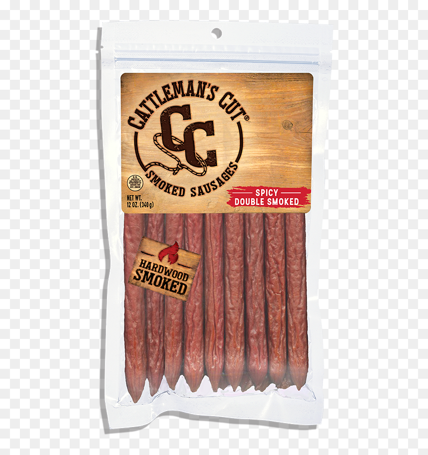 Spicydoublesmoke - Cattleman's Cut Smoked Sausage, HD Png Download - spicy png