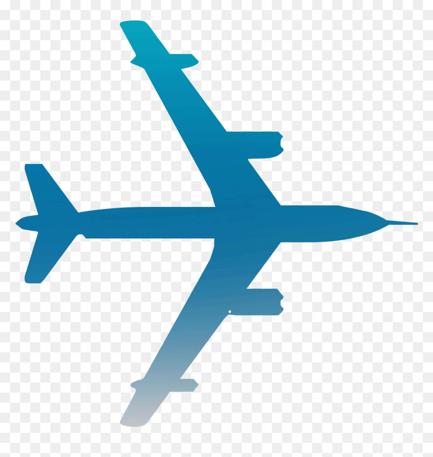 United Boeing B 52g B 52 Air States Stratofortress - Plane Birds Eye View, HD Png Download - boeing png