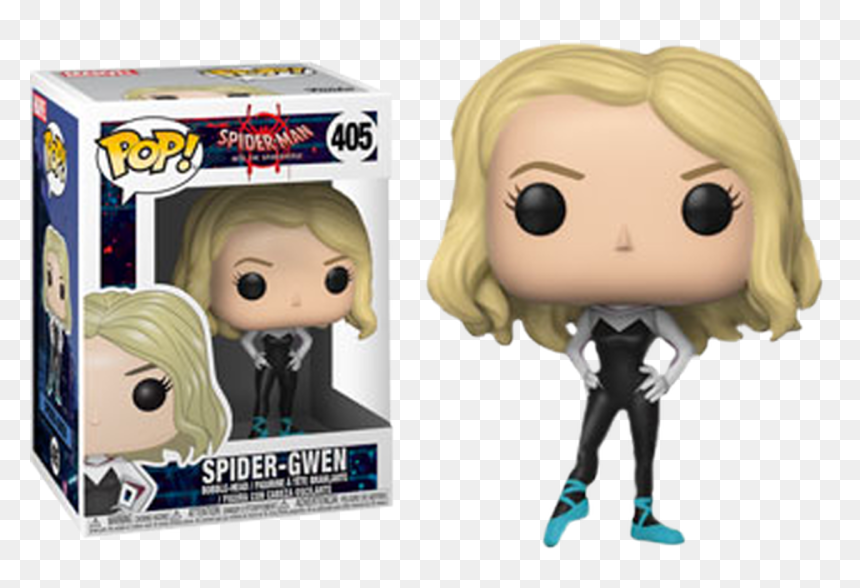 Into The Spider Verse - Spider Gwen Into The Spider Verse Pop, HD Png Download - spider gwen png