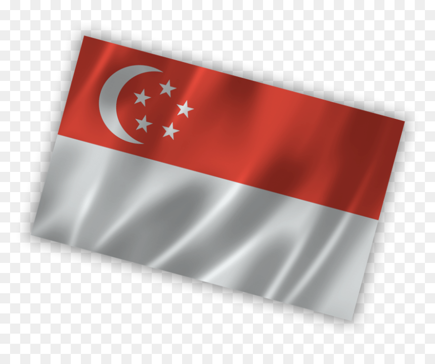 Flag, HD Png Download - singapore flag png