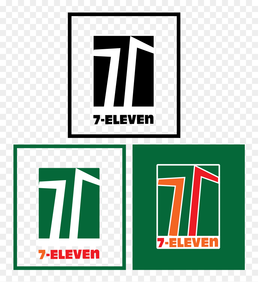 Week4 Assignment 3 Creating A Logo Using Gestalt - Logo, HD Png Download - 7 eleven logo png