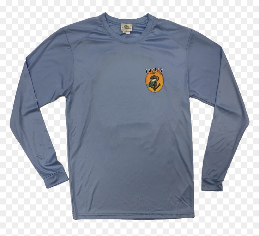 Locals Mens Tarpon Anchor L/s Upf Tee Blue Mist - Long-sleeved T-shirt, HD Png Download - blue mist png