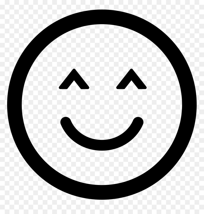 Smiley With Closed Eyes Rounded Square Face Comments - Delete Flat Icon, HD Png Download - closed eyes png