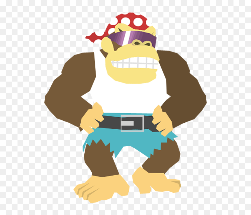 Mario Kart Wii Ist Ein Rennspiel Der Mario Kartreihe - Mario Kart Wii, HD Png Download - funky kong png