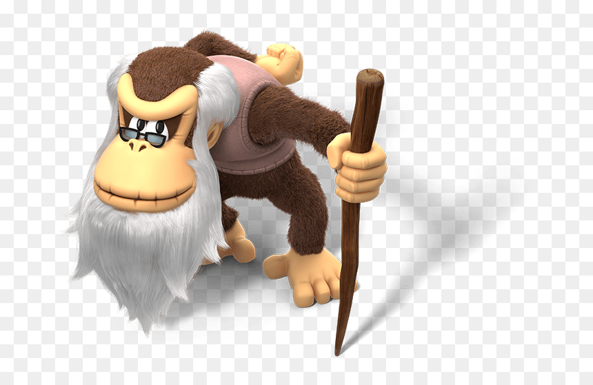 Tropical Freeze Cranky Kong, HD Png Download - funky kong png