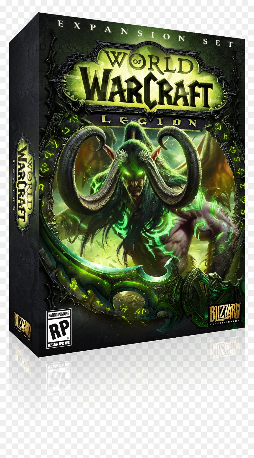 Wow Legion Box Art 3d-l - World Of Warcraft Covers, HD Png Download - legion png