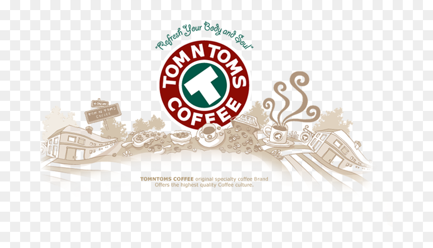 Tom N Toms Coffee, HD Png Download - toms logo png