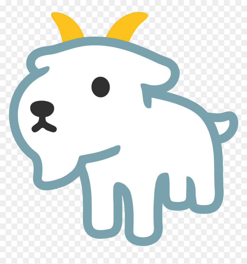 Goat Emoji , Png Download - Goat, Transparent Png - goat emoji png