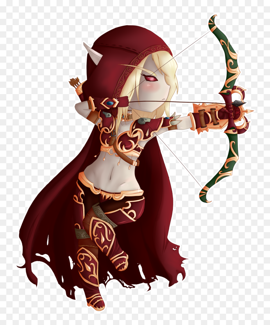 World Of Warcraft Sylvanas Chibi By Gumimonster - Warcraft Chibi Sylvanas, HD Png Download - sylvanas png
