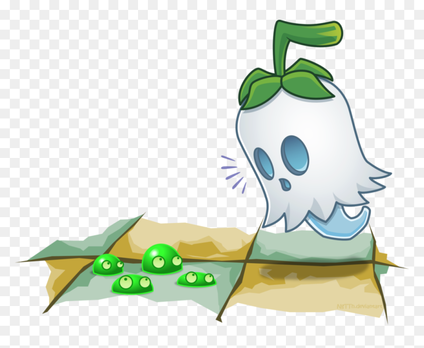 Pepper Clipart Ghost Pepper - Plant Vs Zombie 2 Ghost Pepper, HD Png Download - green pepper png