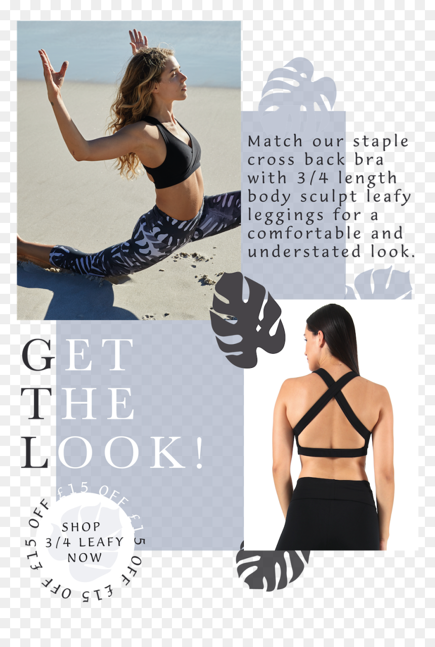 Leafy 3/4 Leggings - Photo Shoot, HD Png Download - leafy is here png