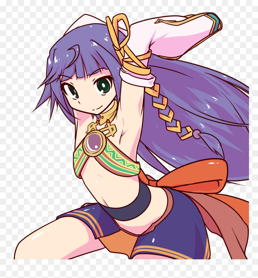 Yu Gi Oh Trading Card Game Hair Clothing Cartoon Anime - 星 杯 を 戴く 巫女 》, HD Png Download - yugioh hair png