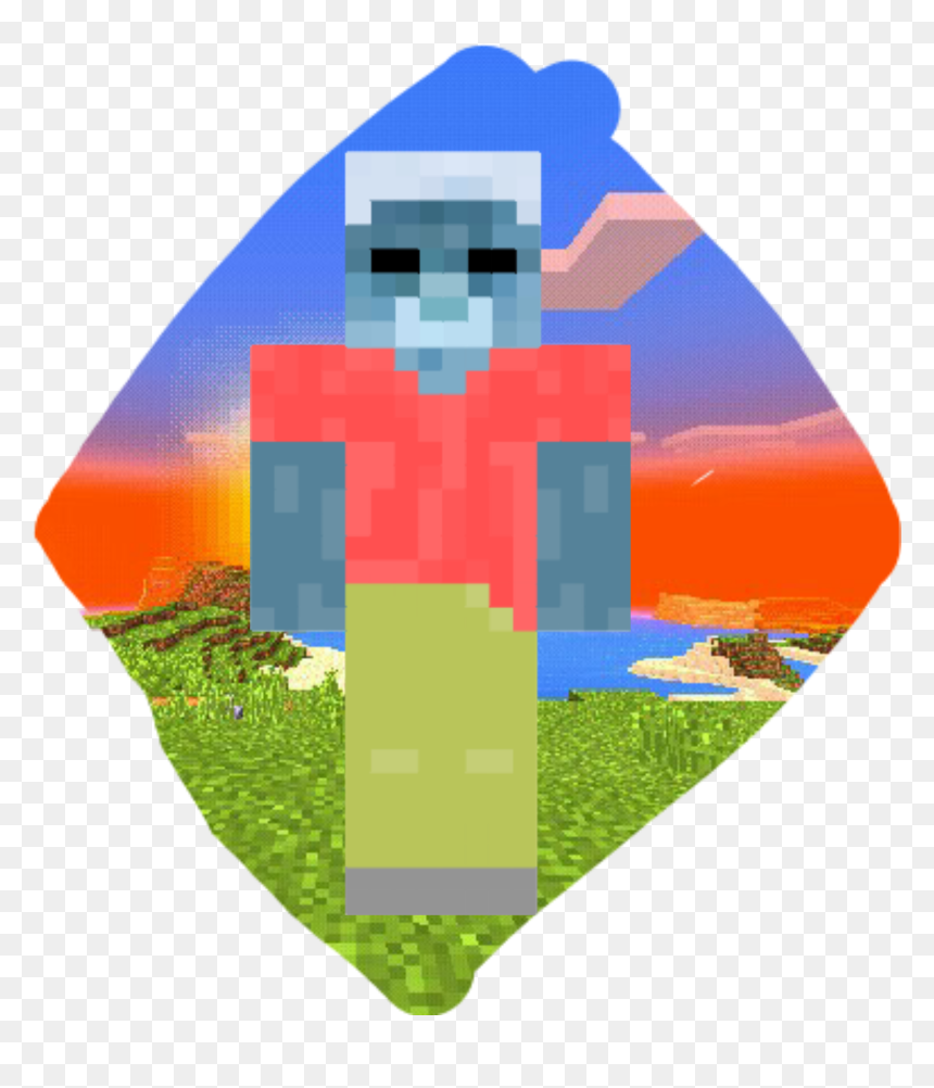 Herobrine Voting Icon - Grass, HD Png Download - minecraft herobrine png