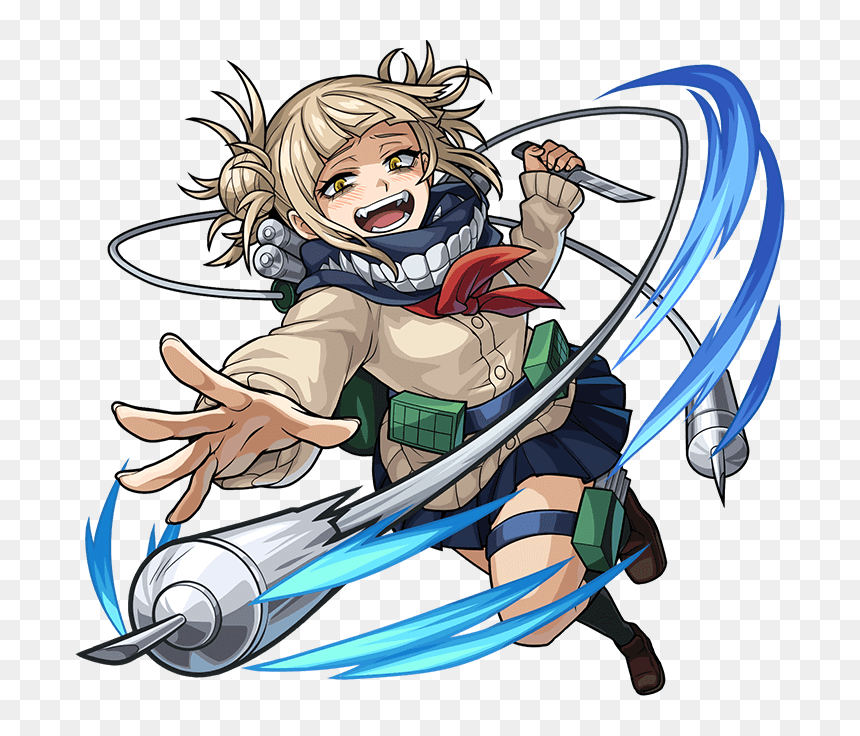 Monster Strike My Hero Academia, HD Png Download - toga png