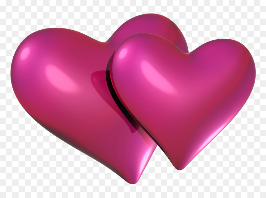 Valentine Pink Hearts Png Clipart - Good Morning Heart Photos Download, Transparent Png - valentine hearts png