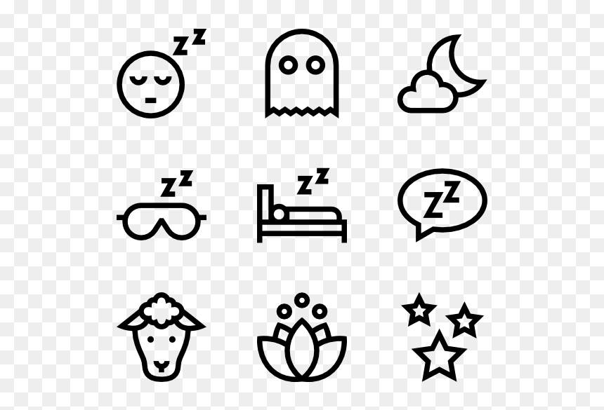 Transparent Background Makeup Icon, HD Png Download - sleep icon png