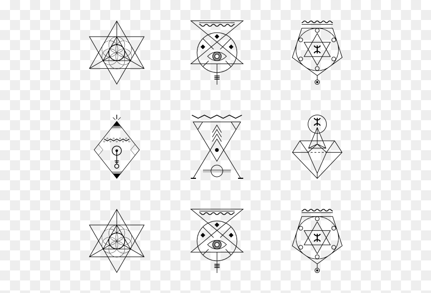 Icons Free Symbols - Vector Alchemy, HD Png Download - fullmetal alchemist logo png