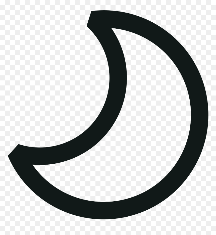 Crescent, HD Png Download - sleep icon png