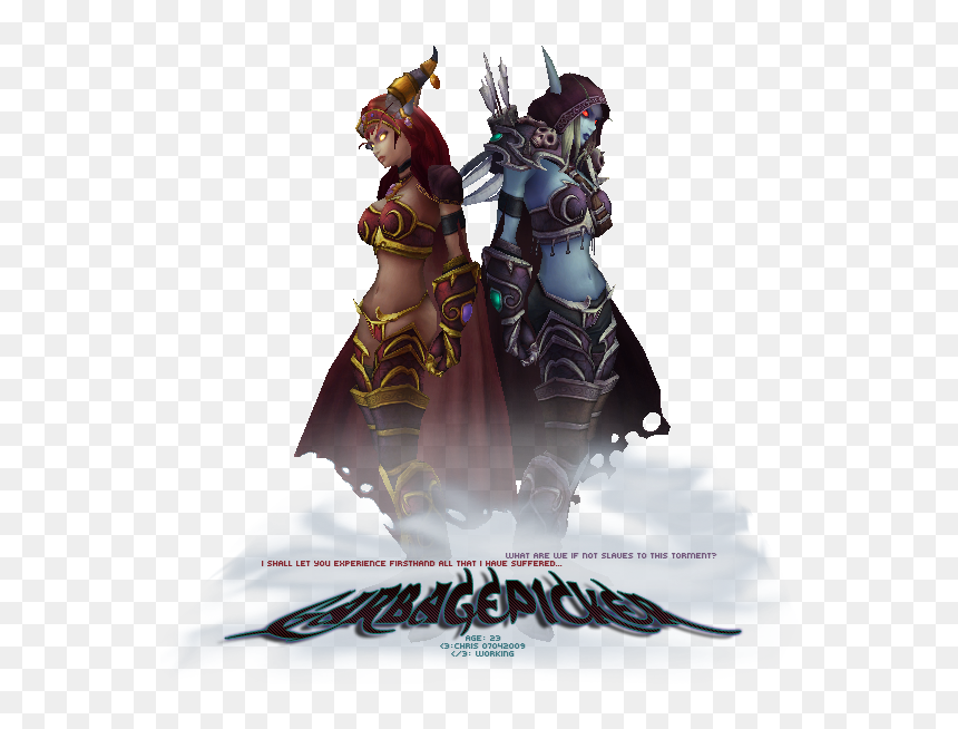 Alexstrasza And Lady Sylavanas - Alexstrasza And Sylvanas, HD Png Download - sylvanas png