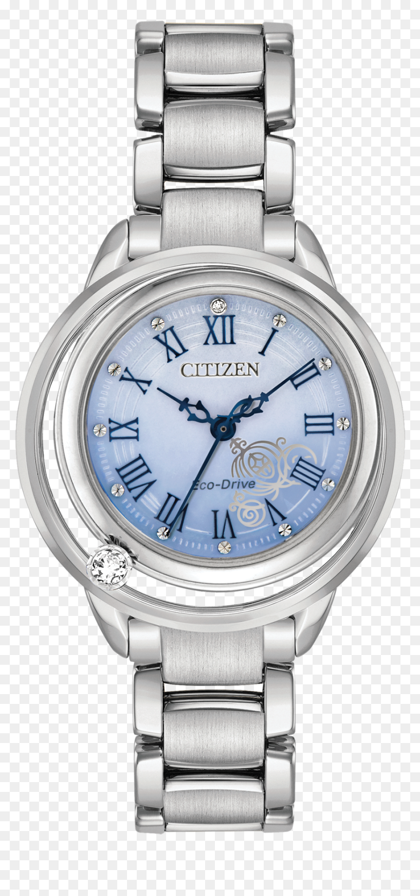 Cinderella Main View - Citizen Disney Princess Watch, HD Png Download - cinderella glass slipper png