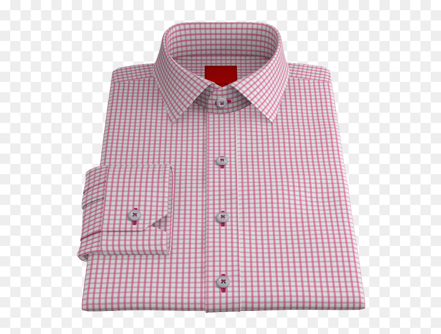 Pink Checked Twill S$200 - Button, HD Png Download - pink subscribe button png
