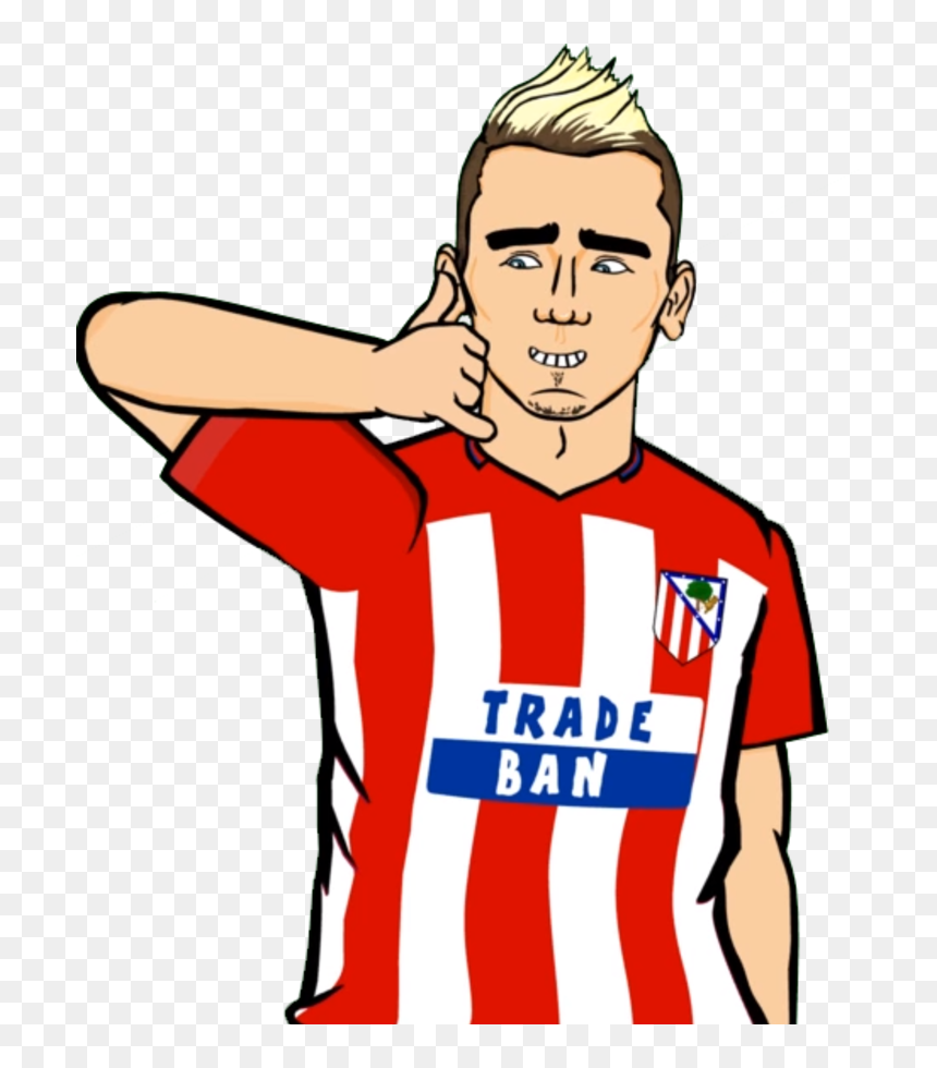 Antoine Griezmann Old Design - 422oons Suarez Png, Transparent Png - messi png 2017