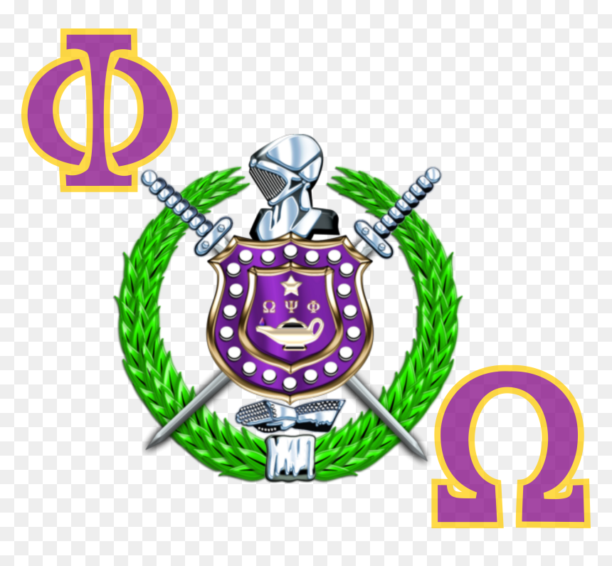 Phi Omega, The Prolific Brotherhood Of The Omega Psi - Omega Psi Phi Shield Png, Transparent Png - omega psi phi png