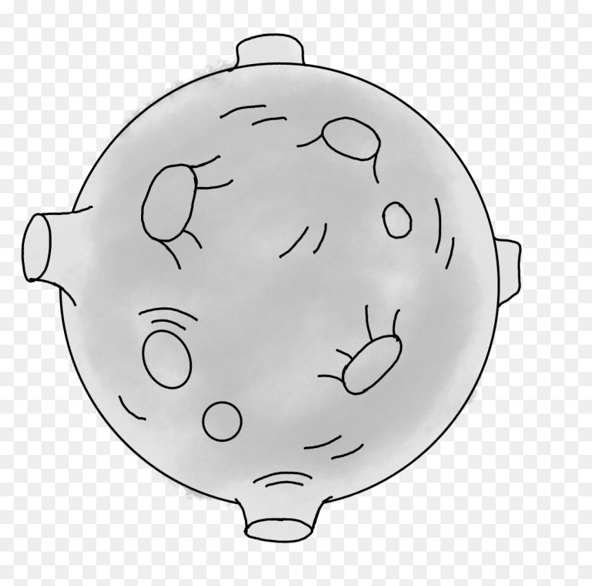 Thumb Image - Line Art, HD Png Download - tumblr moon png