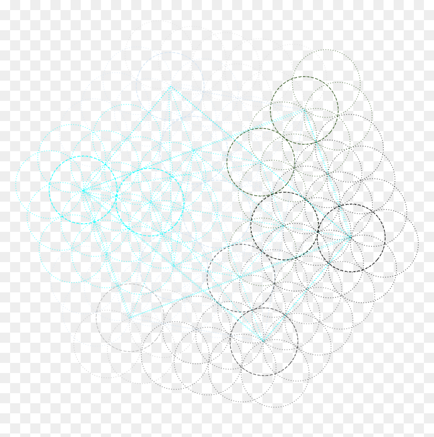 Metatrons Cube 2 Clip Arts - Circle, HD Png Download - metatron's cube png