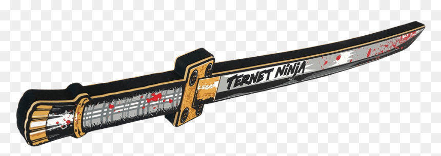 Checkered Ninja Sword - Gun Barrel, HD Png Download - ninja sword png