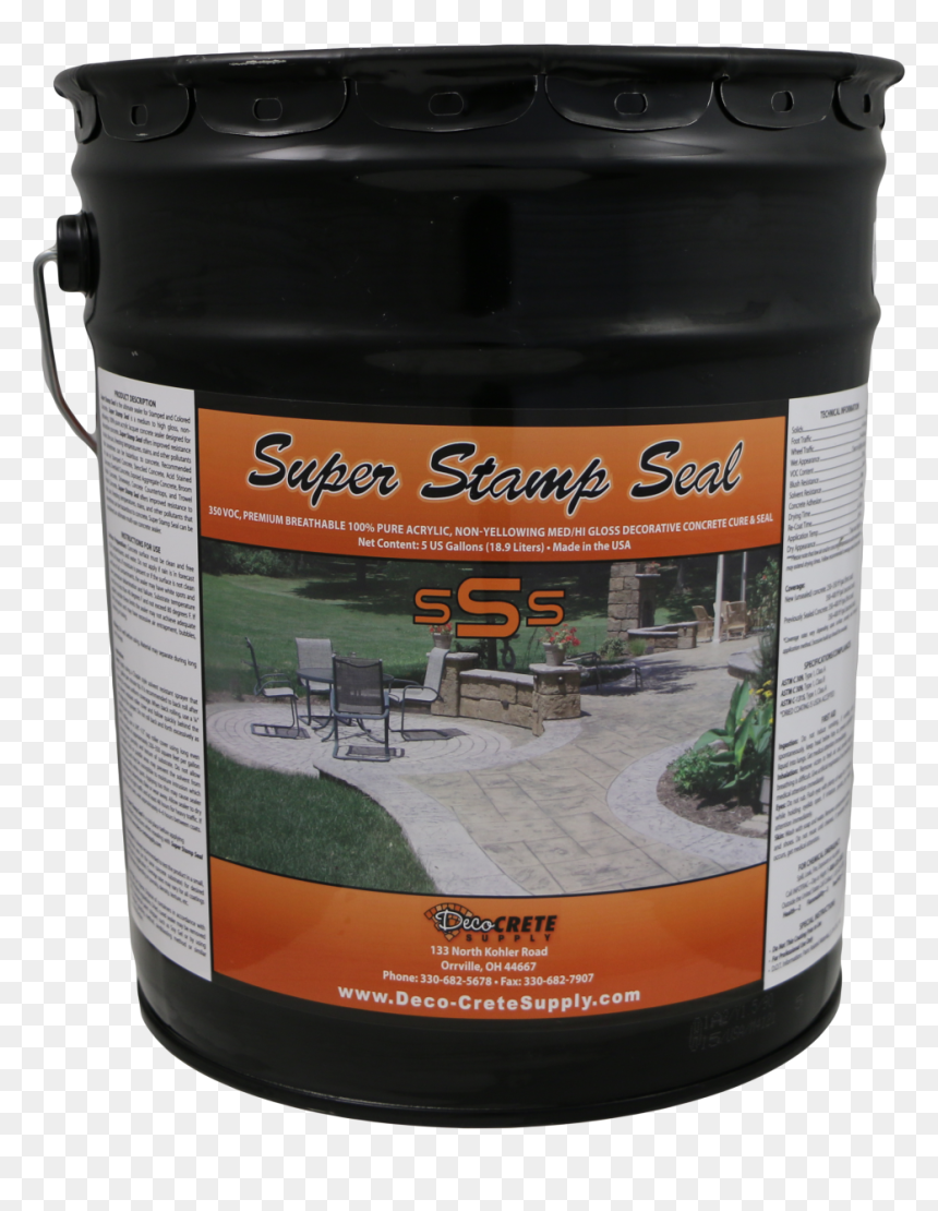 Deco-crete Supply Super Stamp Seal - Plastic, HD Png Download - warning stamp png