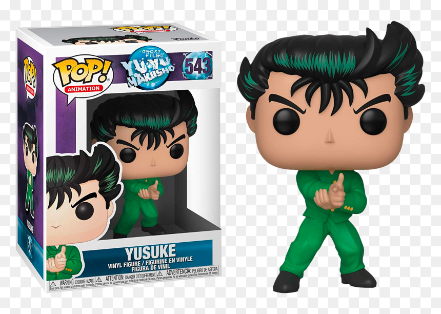 Funko Pop Yu Hakusho Yusuke 38718 Animation - Yu Yu Hakusho Funko Pop, HD Png Download - yu yu hakusho png