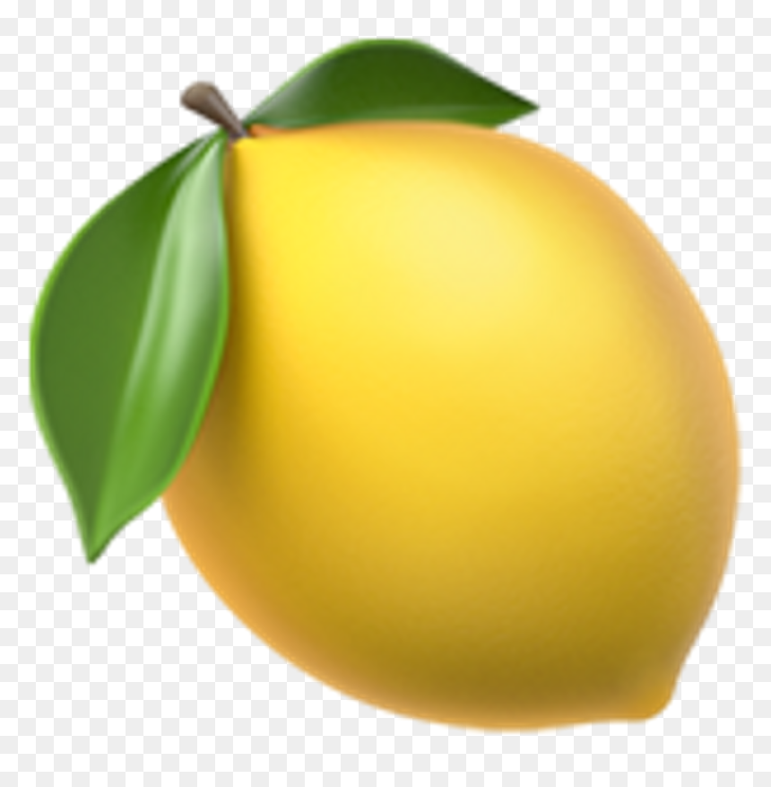 Lemon Clipart Emoji - Sweet Lemon, HD Png Download - lemon emoji png