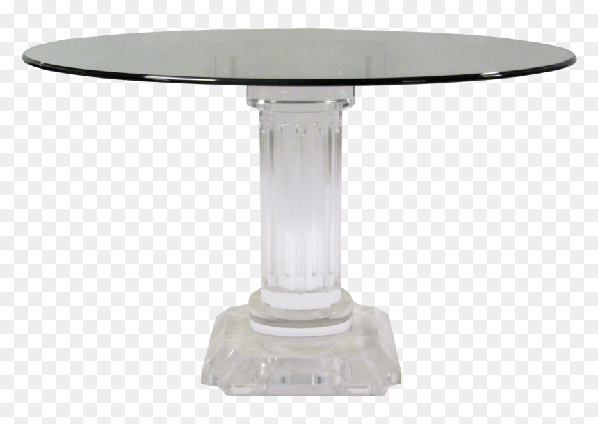 Rome Acrylic Dining Table - Coffee Table, HD Png Download - end table png