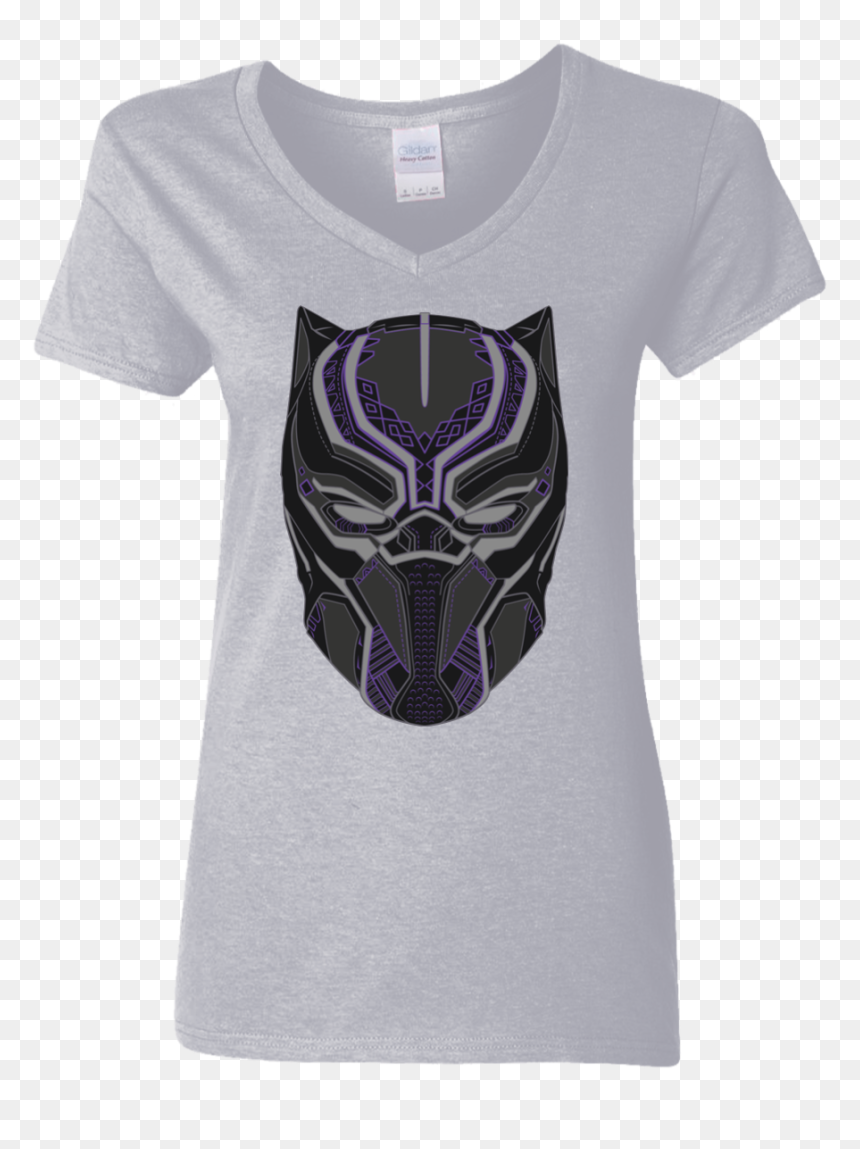T-shirt, HD Png Download - black panther mask png