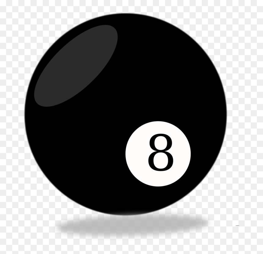 Ball,symbol,billiard Ball - Eight Pool Eightball Billiards Pool Cue Ball Black, HD Png Download - billiards png