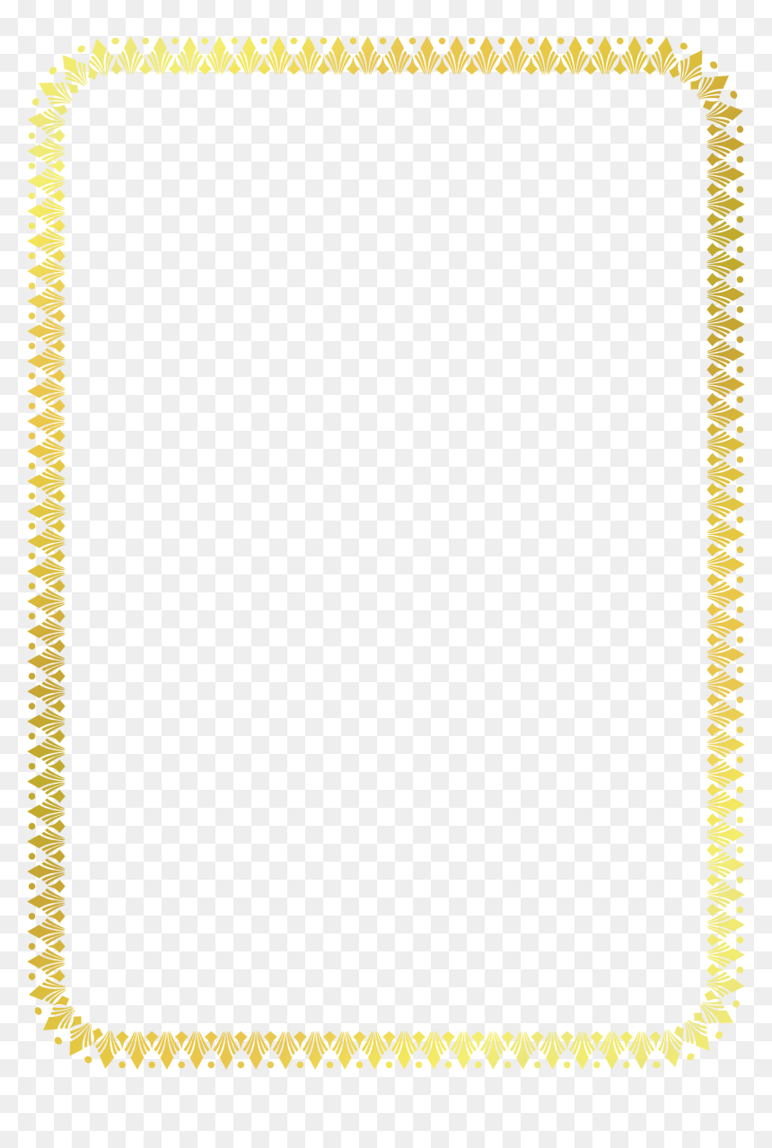 Border 58 Clip Arts, HD Png Download - yellow border png