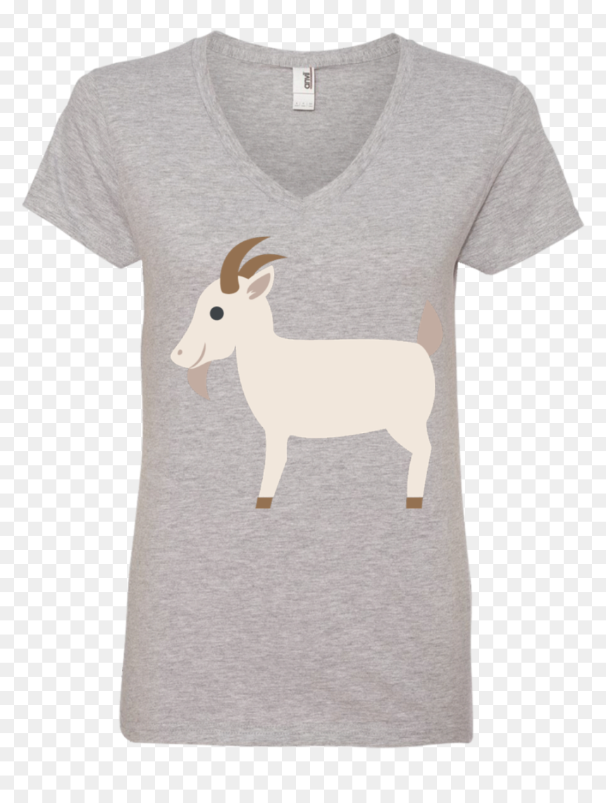 Goat Emoji Ladies - T-shirt, HD Png Download - goat emoji png
