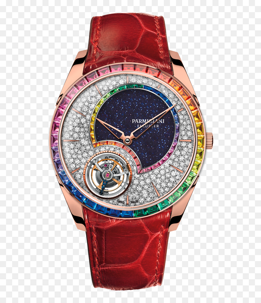 Pfh279 1064600 Ha2121 - Parmigiani Tonda 1950 Double Rainbow Flying Tourbillon, HD Png Download - rainbow gradient png