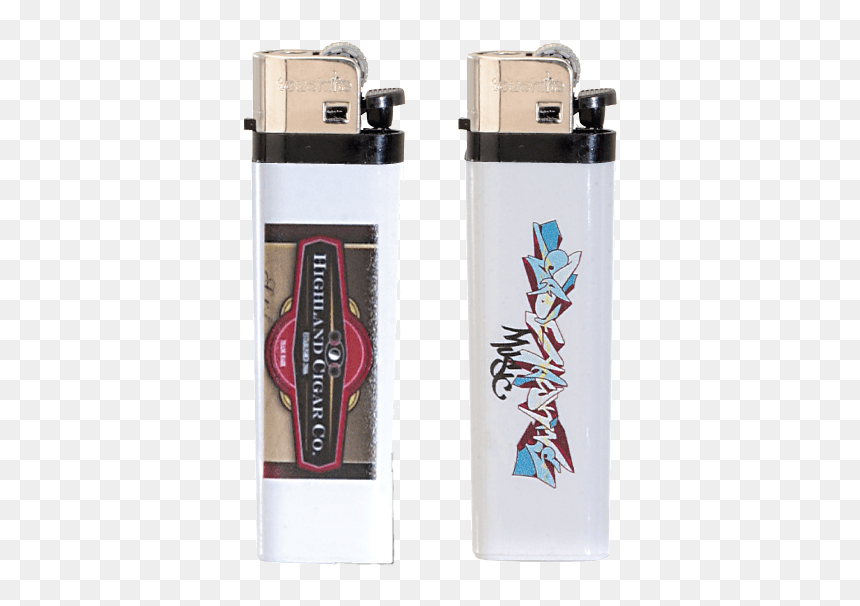 Standard Flint Cigarette Lighter W/4 Color Process - Highland Cigar Co, HD Png Download - lighter flame png