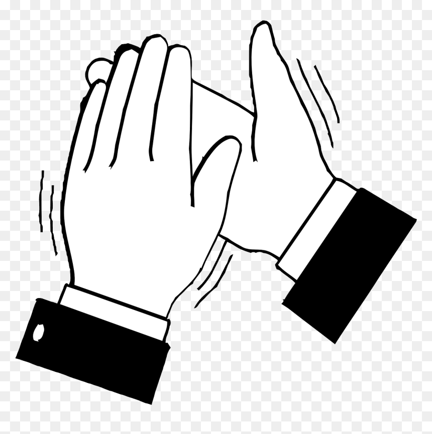Clapping Hands Png - Applause Drawing, Transparent Png - clapping emoji png