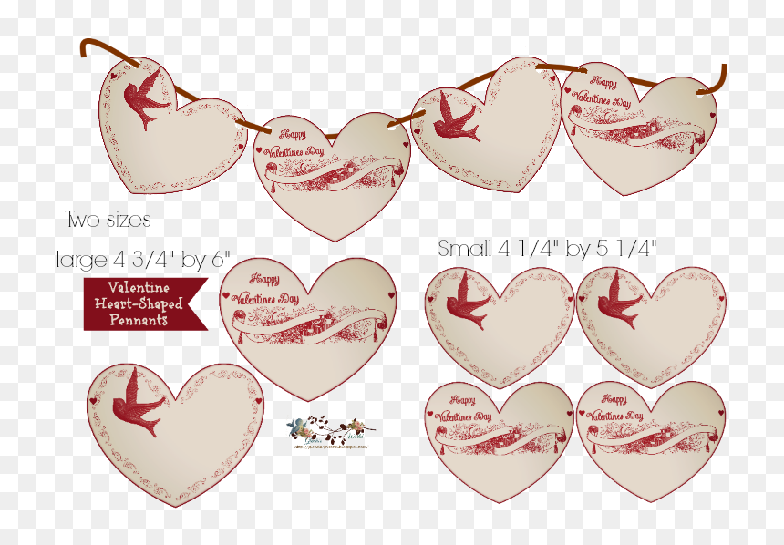 Have Four Hearts Per Page - Heart, HD Png Download - valentine hearts png