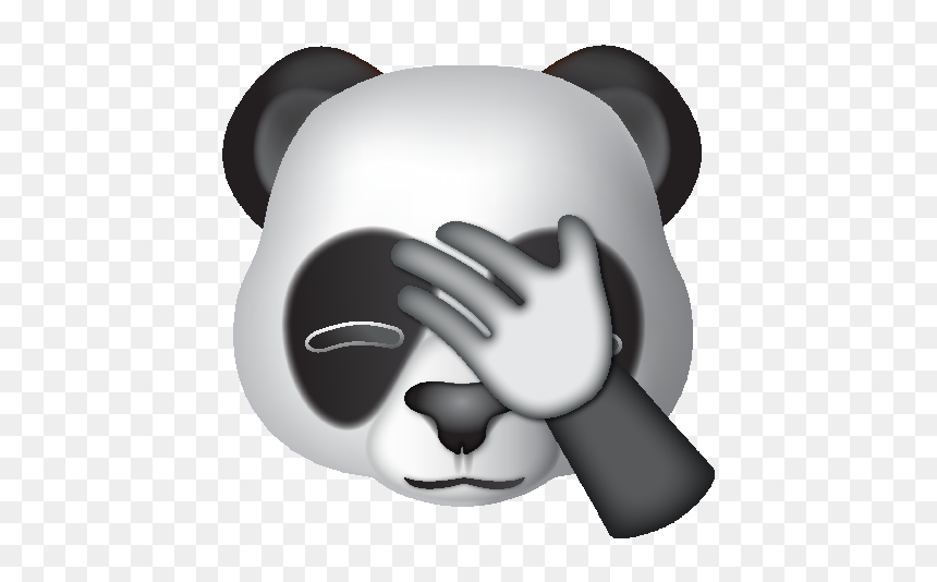 Cartoon, HD Png Download - panda emoji png